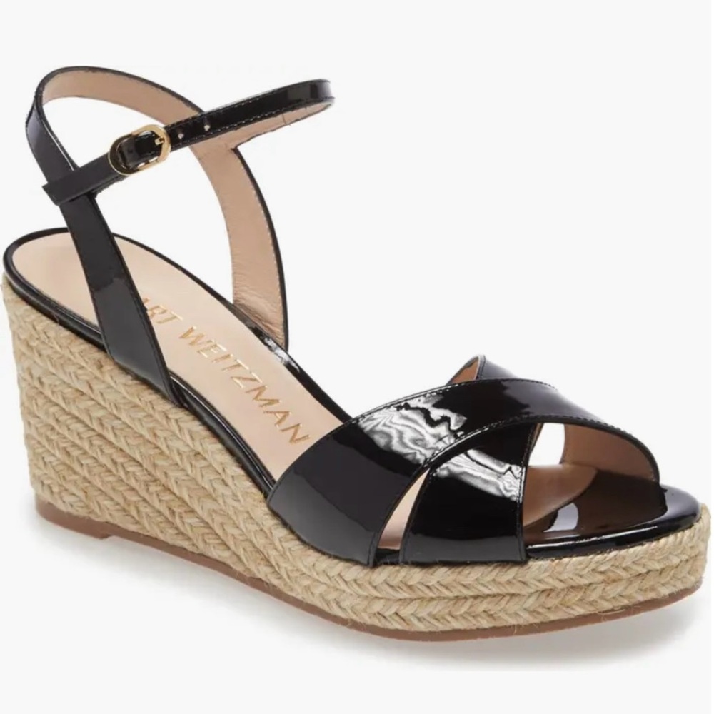 Stuart Weitzman Black Wedges